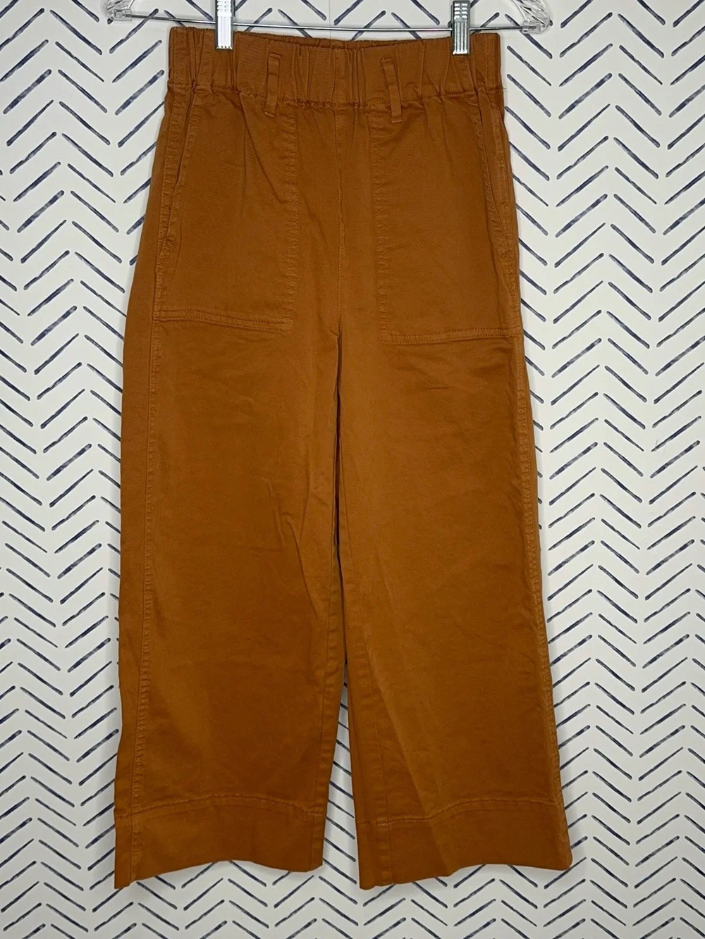 J.Crew high-rise, Pull-on Wide-leg Chino Pants xs - Picture 2 of 8